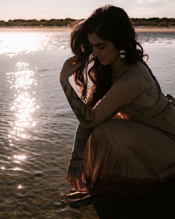 Ilaria in riva al mare